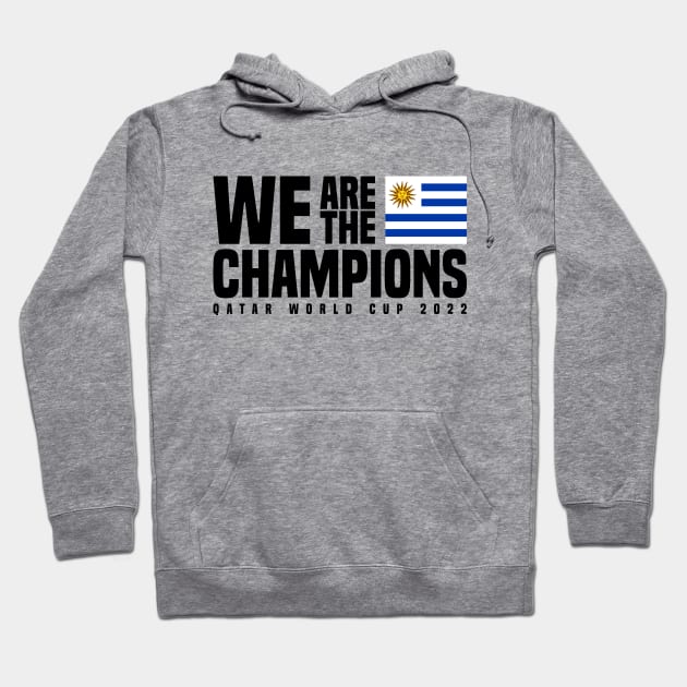 Qatar World Cup Champions 2022 - Uruguay Hoodie by Den Vector